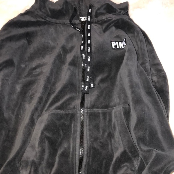 PINK Victoria's Secret Tops - velvet pink jacket